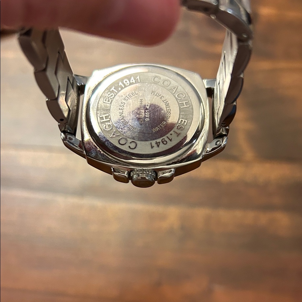 Coach Silver Stainless Steel Watch - Picture 12 of 12